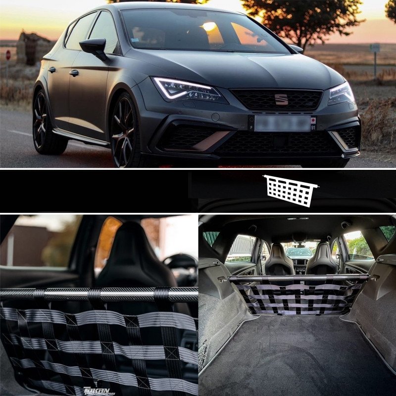 Clubsport Set - Strebe mit Netz für Seat Leon 5F inkl. Cupra - nicht für ST
